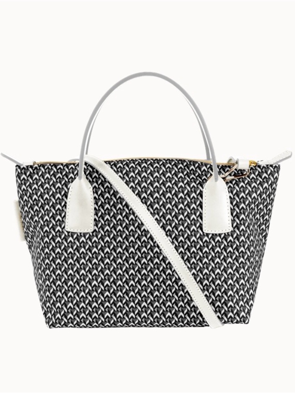 ROBERTA PIERI robertina mini duffle tote bag in tatami supergray like new